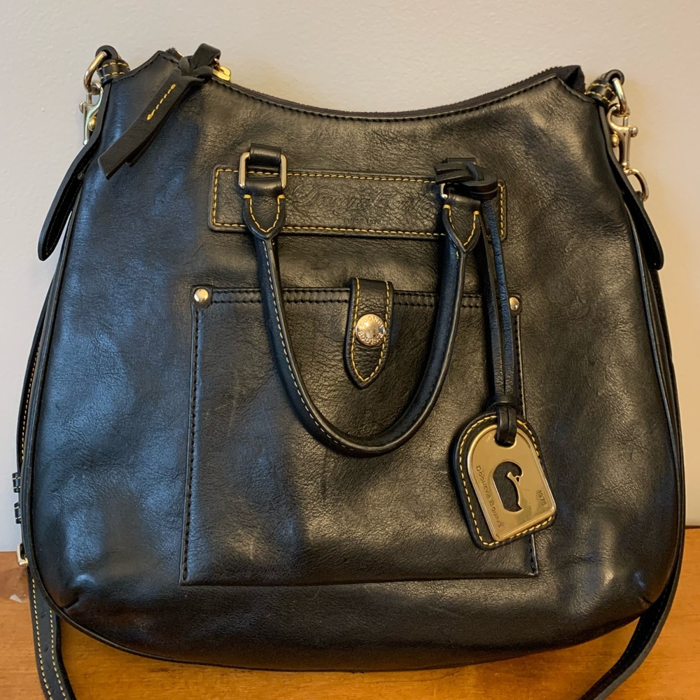 Dooney and Bourke teardrop hobo bag